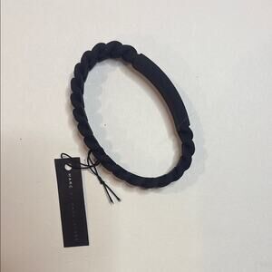 NWT black Marc Mac Jacob’s rubber chain look bracelet